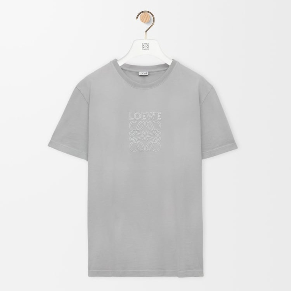 Loewe Relaxed fit T-shirt in cotton Gray Size L